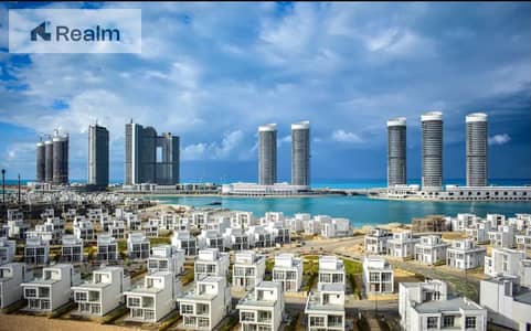 شالية للبيع استلام فورى متشطب بمدينة العالمين الجديدة اقساط على 12 سنه