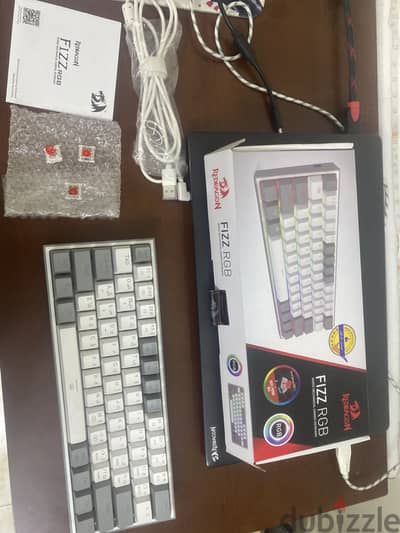 Keyboard redragon fizz rgb wired mechanical keyboard with red switch