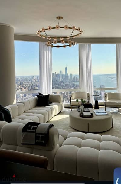 highest investment Immediate delivery of fully finished unit furnished with furniture, and AC lowest price in the market and the view of the Nile
