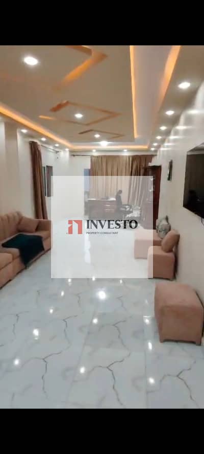 165 sqm apartment for sale in Obour City, District 9, near Green Belt Gate 5.3rd floor, front west view, elevator, garage share, roof, ultra super lux.