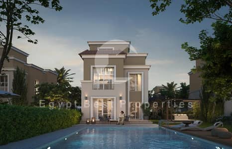 Distinguished standalone villa for sale in Mostakbal City with a 1.5% down payment and installments over 12 years.