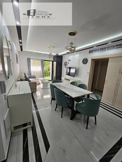 أفضل سعر شقة مفروشة بحديقة للإيجار في ليك فيو ريزيدنس Lake View Residence القاهرة الجديدة New Cairo بمساحة 130 متر
