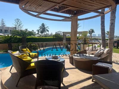 For Sale 500m Jewel Villa on 1000m Land Fully Furnished with Private Pool in Marina El Alamein