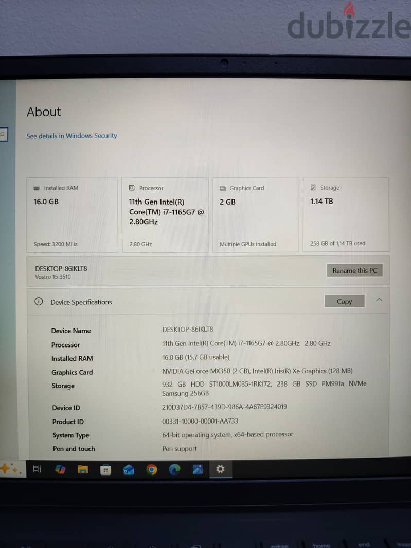 Dell Vostro 15 3510 Laptop 2