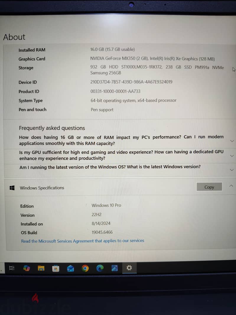 Dell Vostro 15 3510 Laptop 3