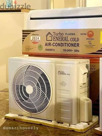 تكييف جديد eneral turbo gold إنفرتر ٢ وربع حصان