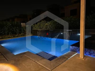 Villa with a Private Pool & Garden Fully furnished for rent in Woodville, Palm Hills, 6th Of October City . . . . . . . . . . . . . .