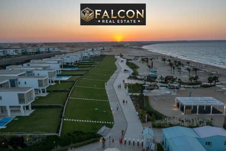 Ground floor chalet with garden sea view for sale from Al Ahly Sabbour in Gaia Ras El Hekma - North Coast, with installments over 8 years.