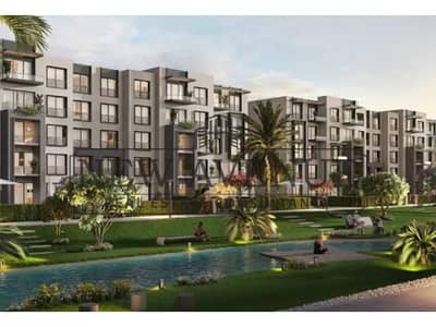 Fully Finished  Bahary Apartment With Very Prime Location Landscape and Lake View  Delivery 1 Year - in Garden Lakes By Hyde Park