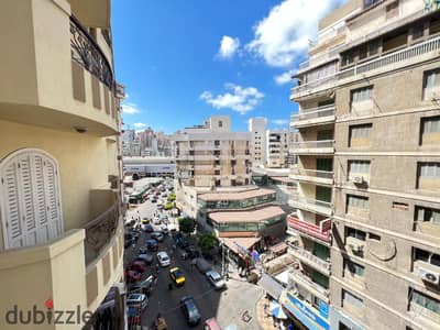شقه مفروشه للايجار الشهري ب سموحه شارع الطيار محمود شكري الرئيسي