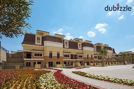 3-Story S-Villa for Sale (239m) in Sarai Compound - Facing Madinaty, Mins from AUC & Fifth Settlement