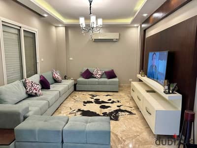 Furnished apartment for rent in Al-Rehab at a bargain price
