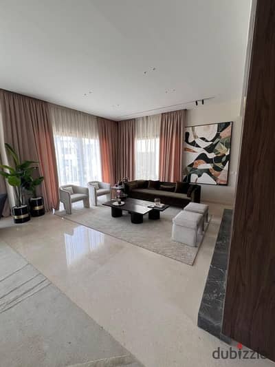 or sale: A fully finished apartment equipped with air conditioning units, featuring a prime North-facing (Bahary) view, located in one of the most dis