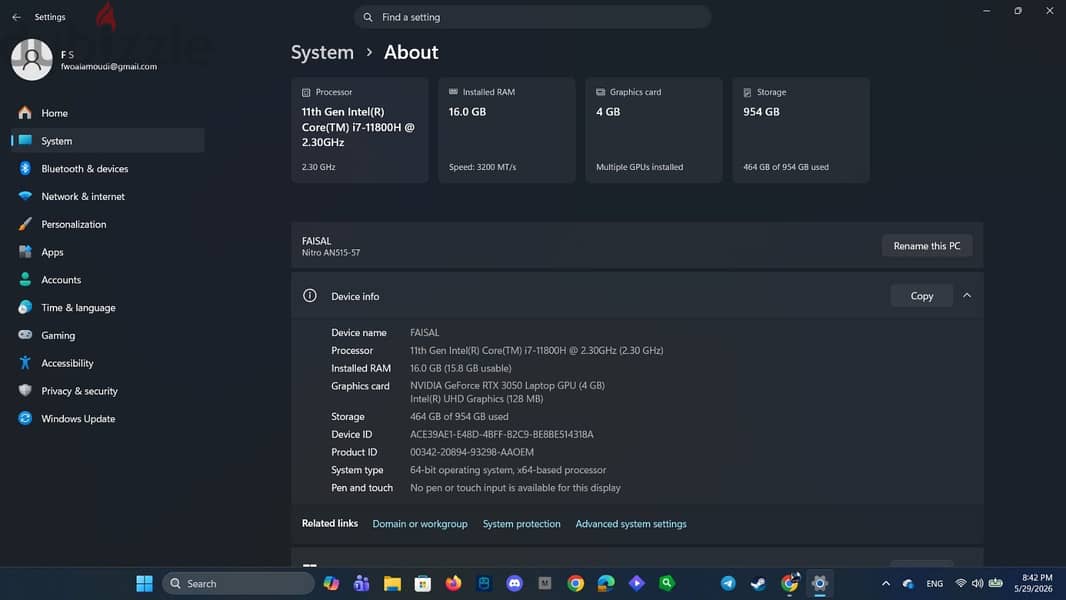 Acer Nitro 5 1