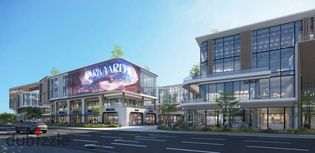 Store 35 sqm on the ground floor at Park Yard 2 in El-Hosary Square in front of Al-Wadi Hospital, with a 10% down payment and quarterly installments of 160,000, operated by EFS Global.