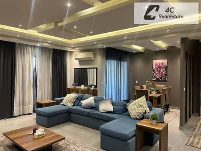 باقل من سعر الماركت شقه مفروشه بالكامل -ريسيل –Village Gate – التجمع الخامس--open view landscape-جاهزة للسكن