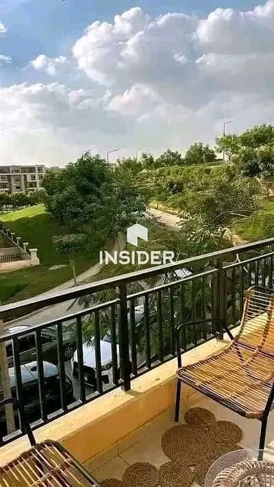 ارخص شقة غرفتين للبيع فى تاج سيتى فيو مساحات خضراء