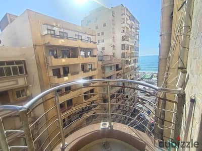 شقه للبيع سابا باشا فيو البحر من كل الجوانب