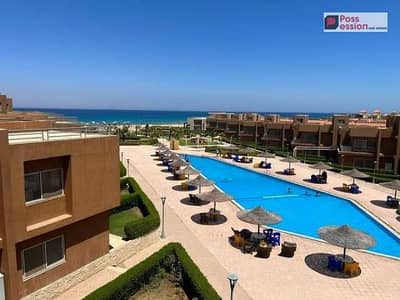 بالتقسيط على 7 سنوات ,شاليه متشطب استلام فوري seaview في ماليبو malibu العين السخنة