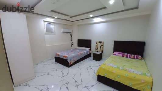 Double studio room and living room, neighborhood first, neighboring eighth, basement, water included only, large area, water included only