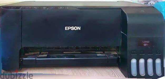 طابعة Epson L3150 Wi-Fi ألوان وأسود (طباعة + تصوير + سكانر)