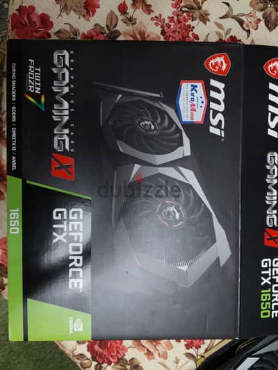 GTX 1650 msi gaming x