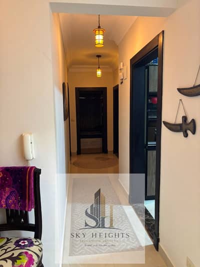 Furnished apartment for rent in Al Rehab City, 90 sqm, located near all amenities. Situated on the third floor (no elevator), it features custom finis