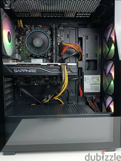 كمبيوتر جيمنج و مونتاج Gaming & montage PC (Core i512400F - RX 580 8G)