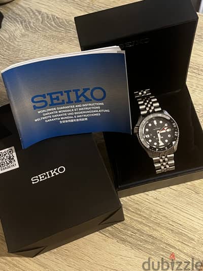 Seiko 5 Sports GMT SSK001K1 “Batman” | Full Set | Like New