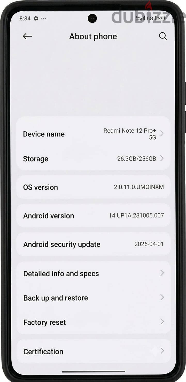 Xiaomi Redmi Note 12 Pro plus 4