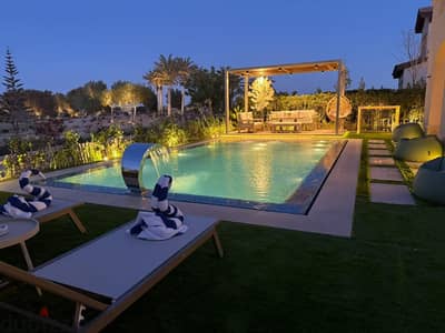 Private pool & Garden Villa for rent in Marassi - 4 Bedrooms