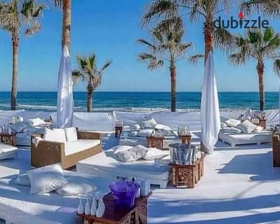  شاليه فاخر للإيجار في مراسي | مارينا 2 | الساحل الشمالي ايجار يومي غرفتين