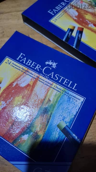 FABER CASTELL  24 permanent oil pastels