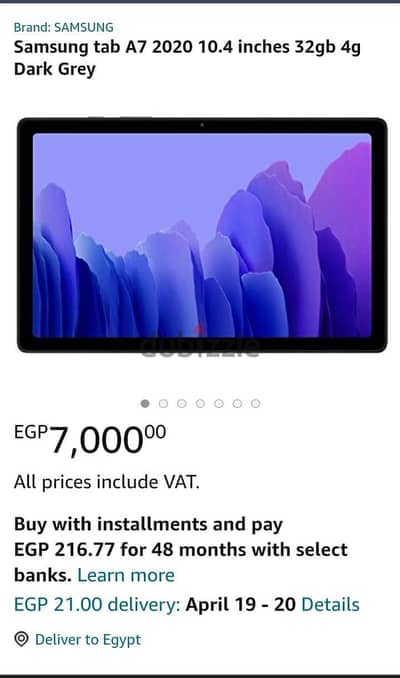 samsung tab a7