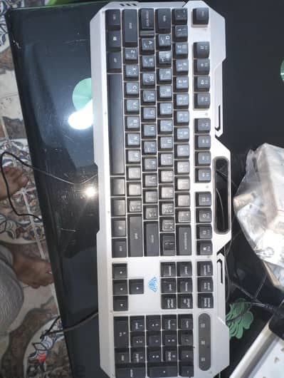 كيسه كمبيوتر مع كيبورد وموس جيمنج