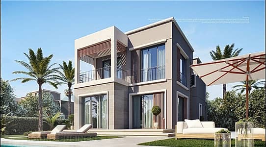 Villa for sale with 42% discount and installments over 6 years on a landscape view