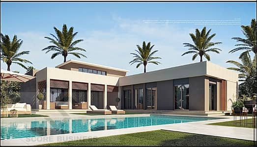 Villa for sale, immediate delivery and complete finishing, with installment over 8 years in Taj City compound