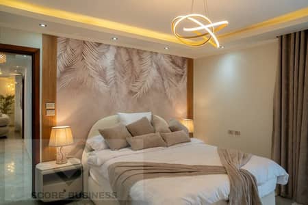 Apartment with a garden for sale in the heart of New Cairo, immediate delivery, fully finished + installment over 5 years