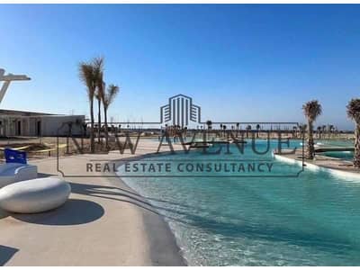 For Sale Distinctive Fully Finished Cabin Serviced by Kynd Hotel Open Wide View on Lagoon Full Sea View Bahary in Gaia Ras Al Hekma North Coast