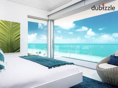 Ready to move, 141m² luxury finished chalet for sale in Ain Sokhna with a 10% down payment and sea & pool view.