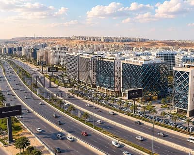 مكتب استلام فوري للبيع في وان قطامية علي الدائري دايركت بمقدم ٢٥٪؜ علي ٣ سنين At One Kattameya Direct On Ring Road