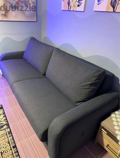 Hub Furniture Sofa Bed 210×85 cm كنبة سرير خشب زان