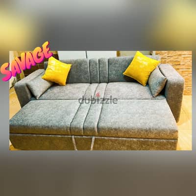 كنبه سرير٢ متر و ٣٠ سم عرض