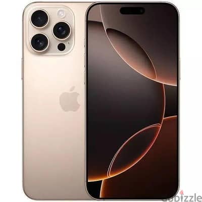  iPhone 16 Pro Max  256GB Desert Titanium –  جديد كرتونة ٢ شريحه
