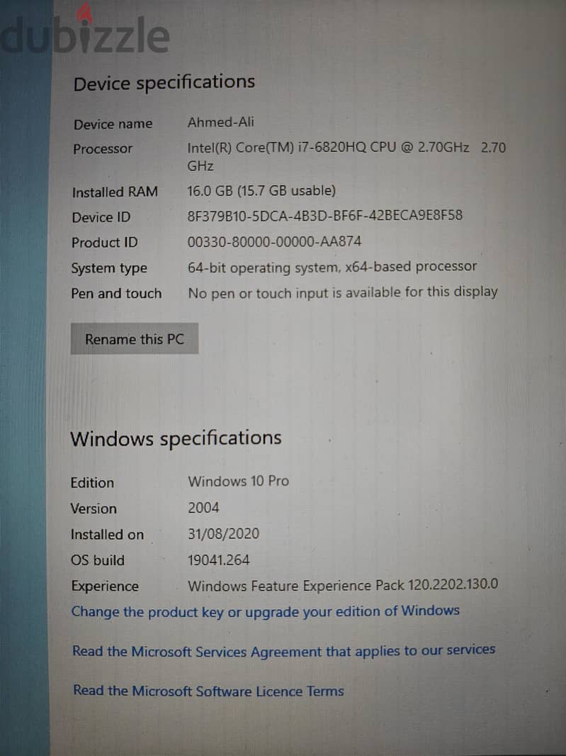 Dell precision 7710 9