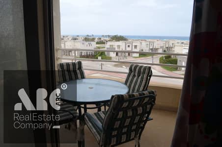 Fully Air Conditioned Chalet for Rent in Amwaj North Coast with Panoramic Sea View First Row After Villas