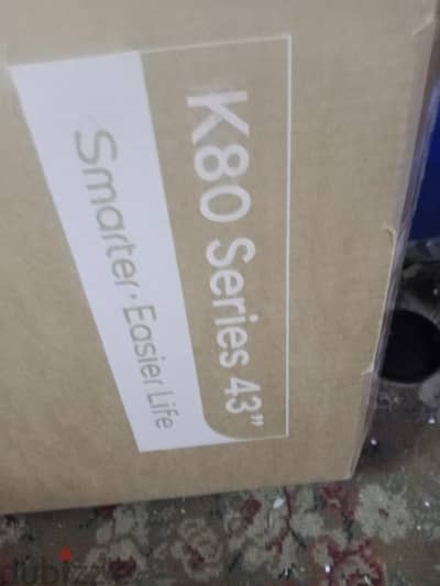شاشه هاير 43 سمارت مودk80.  متبرشمه  زيروا