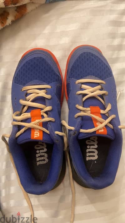 Wilson Rush Pro Jr. tennis shoes/ Used