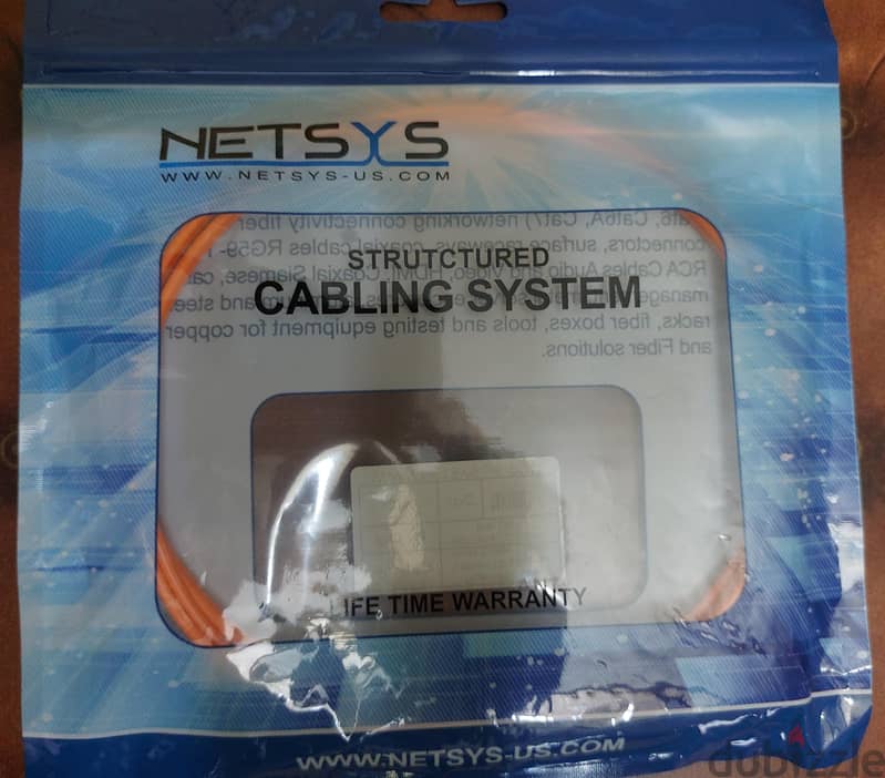 Fiber patch cord 3.00mm  Lc-Lc multimode duplex 1 meter 1