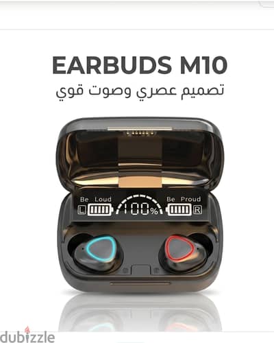 سماعه m10 الاصليه اتنين في واحد سماعه و باور بانك جديده متبرشمه